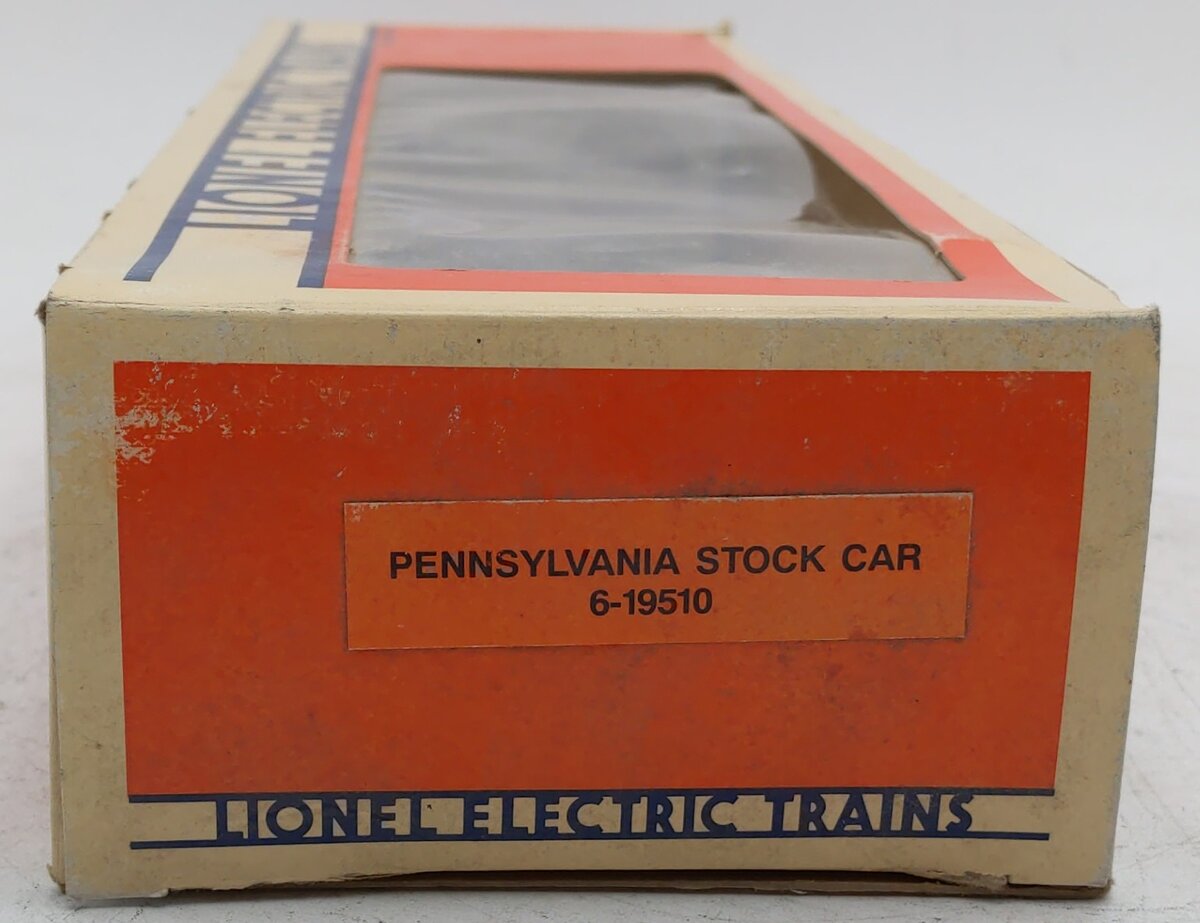 Lionel 6-19510 O Gauge Pennsylvania Railroad Stock Car #19510 EX/Box