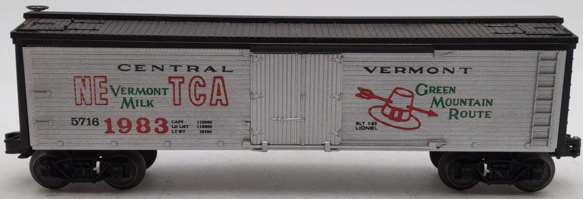 Lionel 6-5716 O Gauge Central Vermont NETCA Woodside Reefer #5716 EX/Box