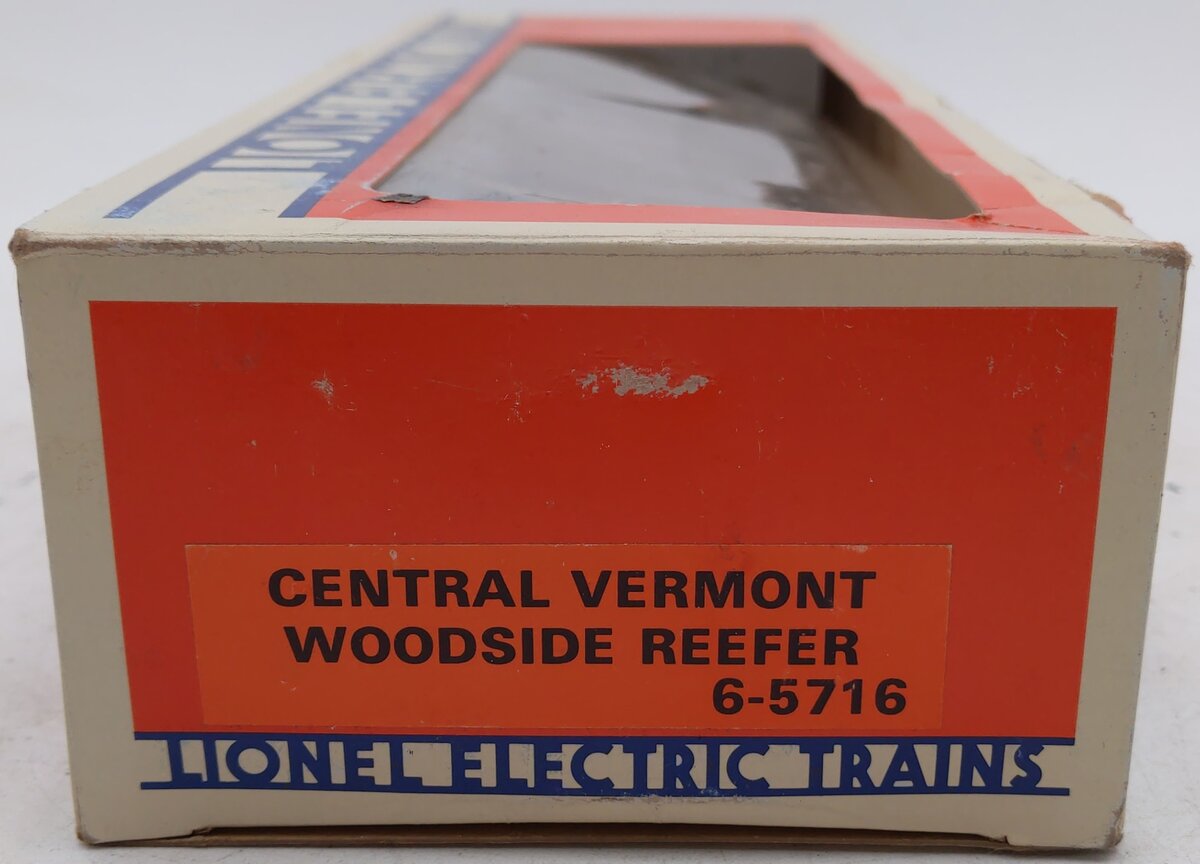 Lionel 6-5716 O Gauge Central Vermont NETCA Woodside Reefer #5716 EX/Box