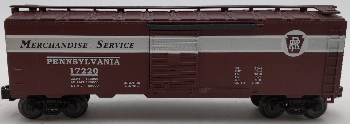 Lionel 6-17220 O Gauge Pennsylvania Railroad Standard Merchandise Boxcar #17220 EX/Box