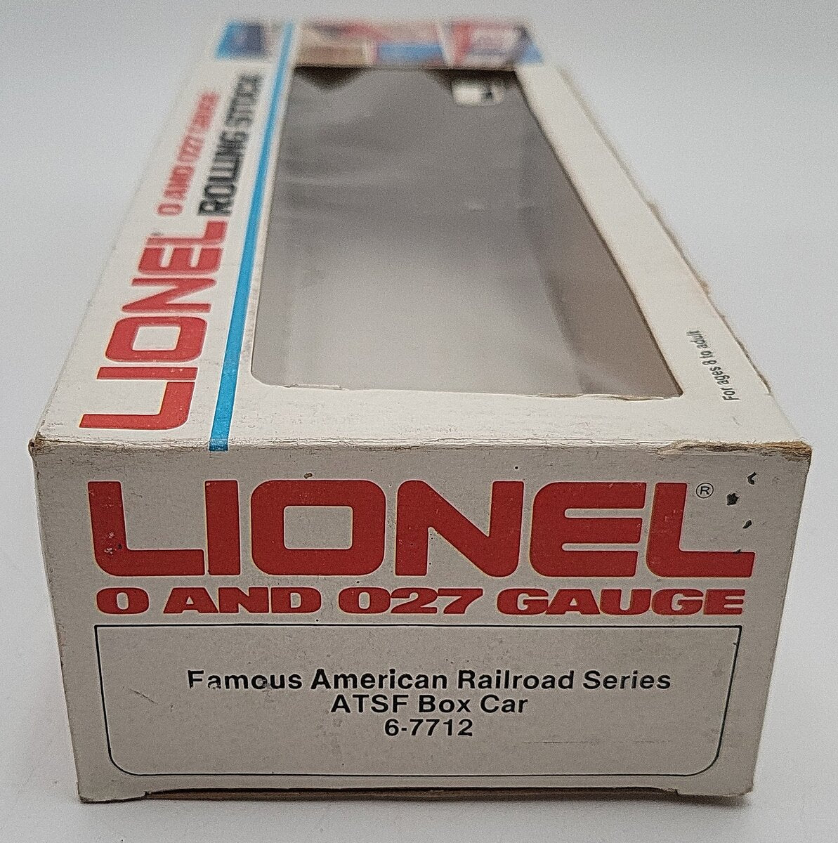 Lionel 6-7712 O Gauge ATSF Famous American Railroad Series Box Car EX/Box