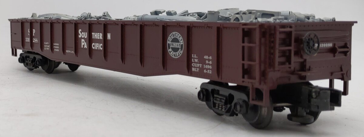 MTH 20-98003 O Gauge Southern Pacific Gondola with Junk Load #339288 EX/Box