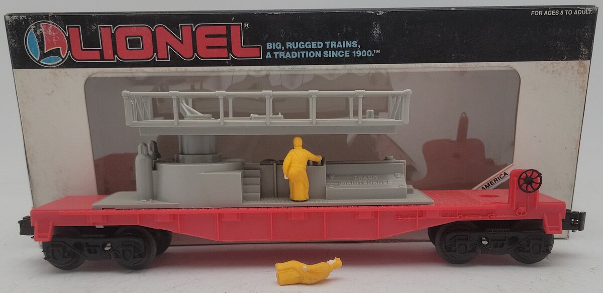Lionel 6-16618 O Gauge Santa Fe Track Maintenance Car EX/Box