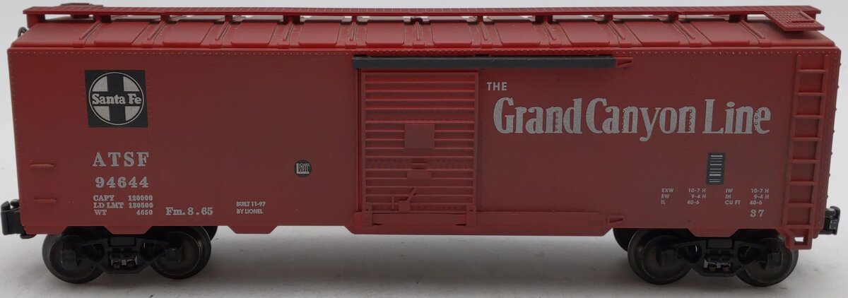 Lionel 6-17242 O Gauge AT&SF Grand Canyon Boxcar #94644 EX/Box