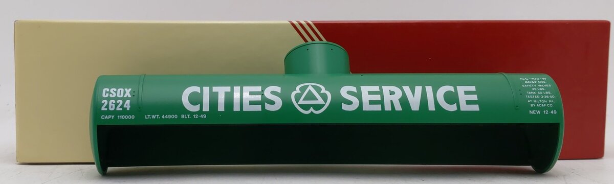 Red Caboose O Scale Type 103 W  3 Rail, 10,000 Gallon Tank Car NIB