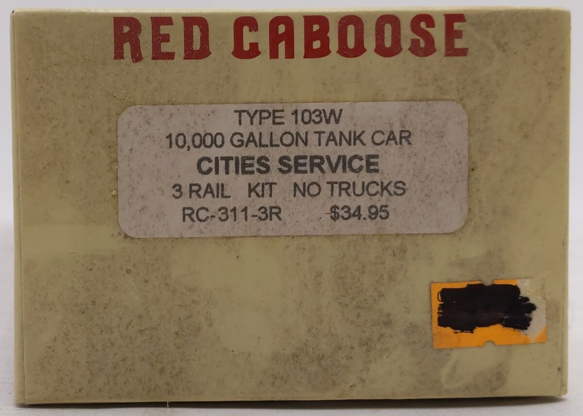 Red Caboose O Scale Type 103 W  3 Rail, 10,000 Gallon Tank Car NIB