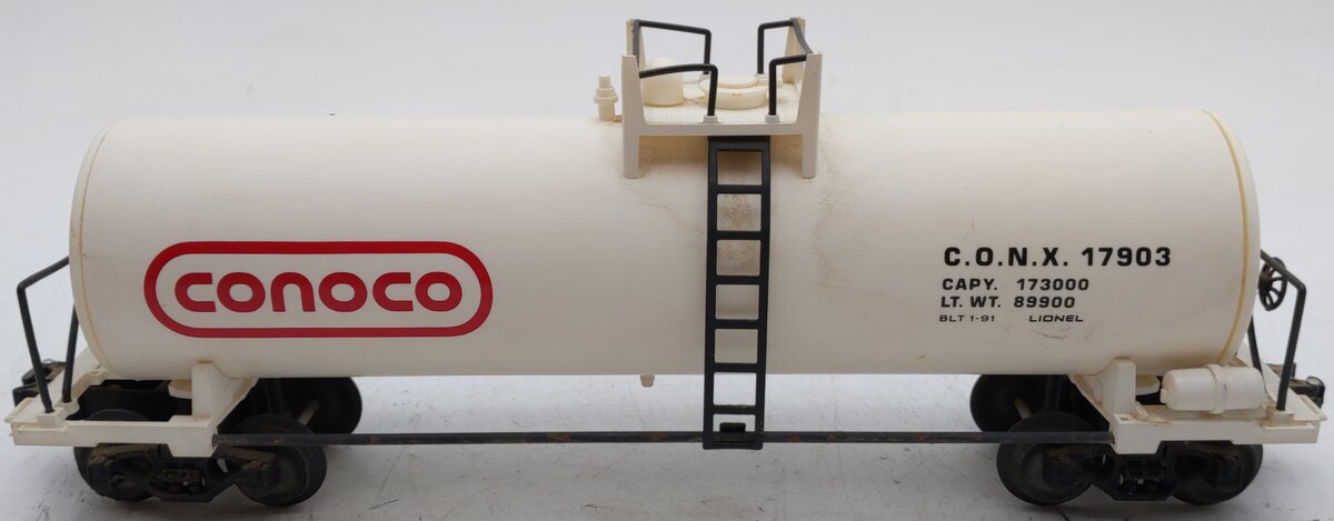 Lionel 6-17903 O Gauge Conoco Unibody Tank Car VG/Box