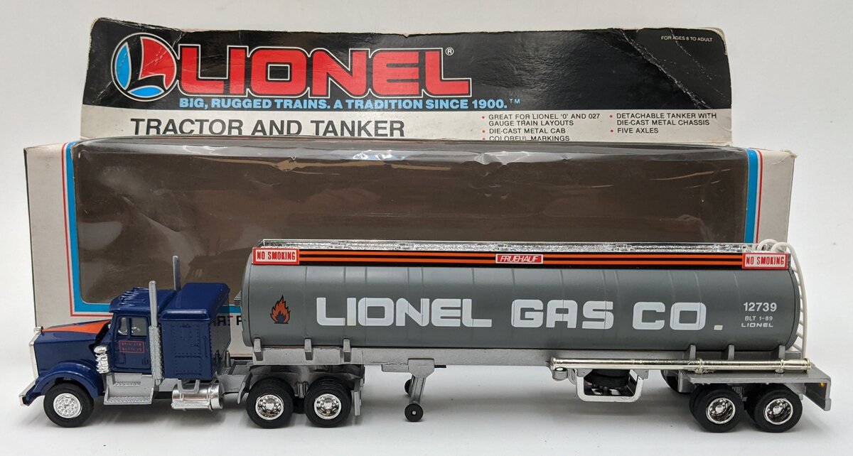 Lionel 6-12739 O / O27 Gauge Lionel Gas Company Tractor Trailer Truck VG/Box