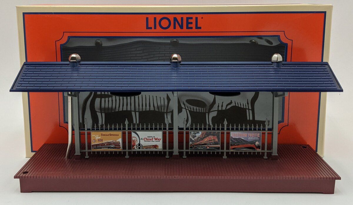Lionel 6-83444 O Gauge Illuminated Station Platform EX/Box