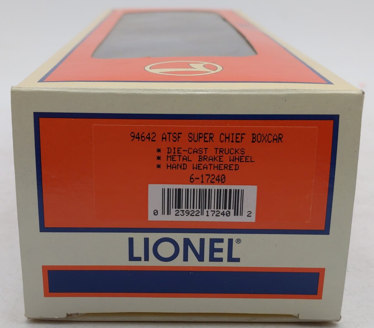 Lionel 6-17240 O AT&SF Super Chief Boxcar #94642 LN/Box