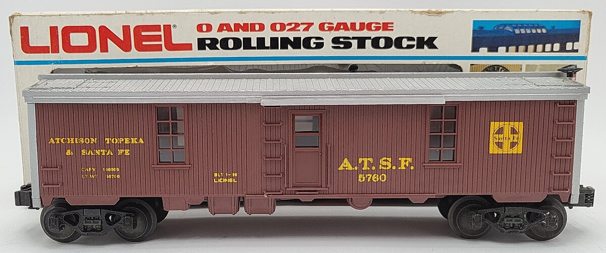 Lionel 6-5760 O Gauge AT&SF Tool Car EX/Box