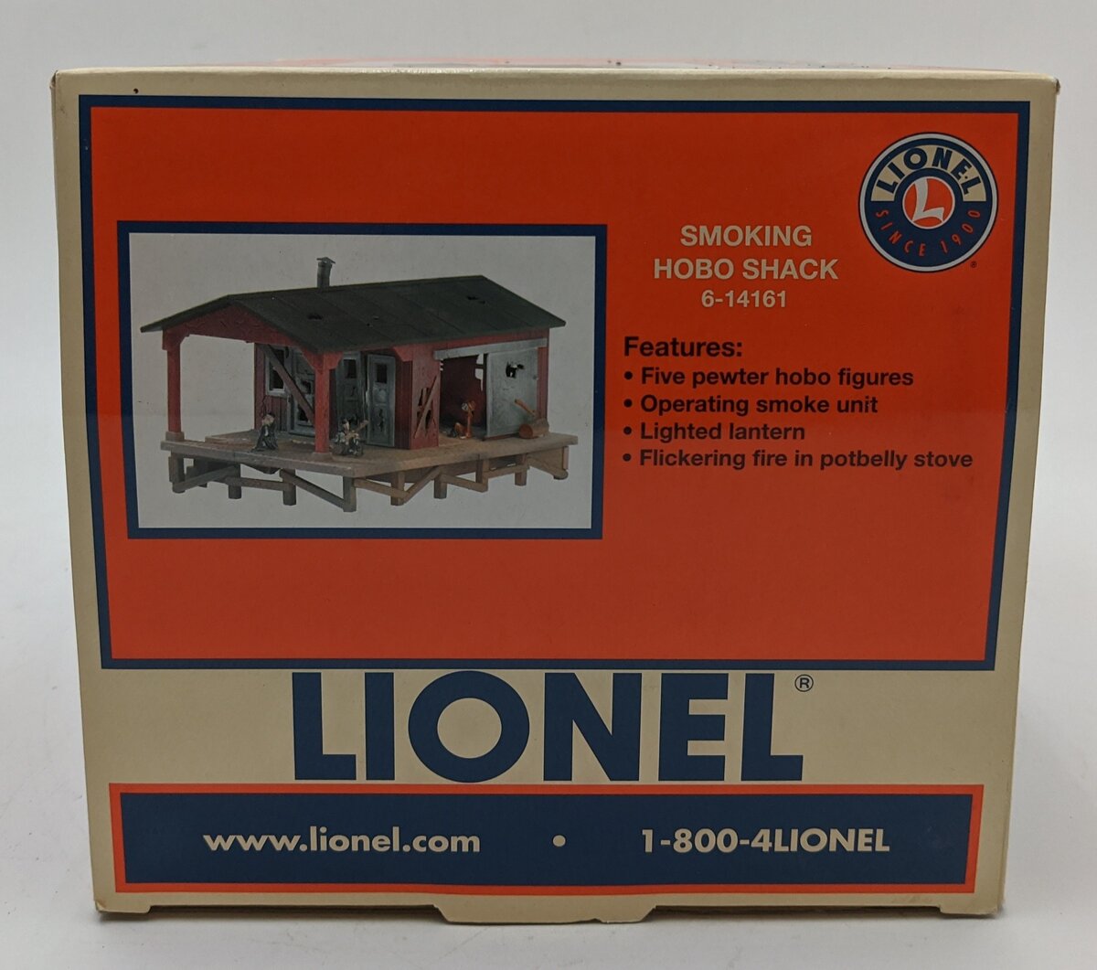 Lionel 6-14161 O Gauge Smoking Hobo Shack/Box