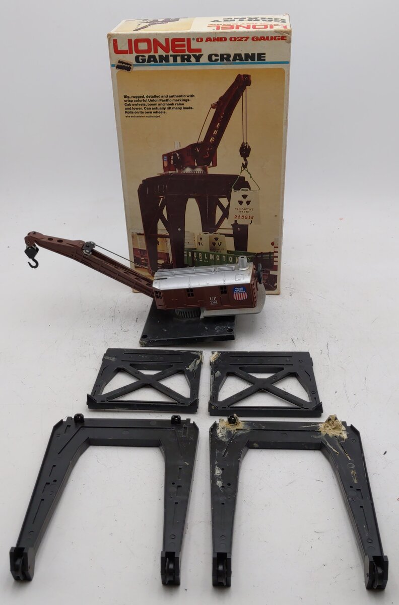 Lionel 6-2302 O Gauge Union Pacific Manual Gantry Crane/Box