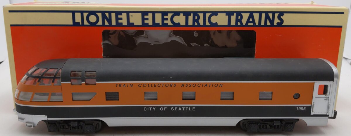Lionel 6-52062 O Gauge TCA "City of Seattle" Skytop Observation Passenger Car EX/Box