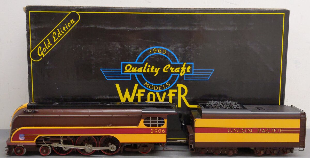 Weaver 1087LP Union Pacific Forty-Niner Steam Locomotive #2906 EX/Box