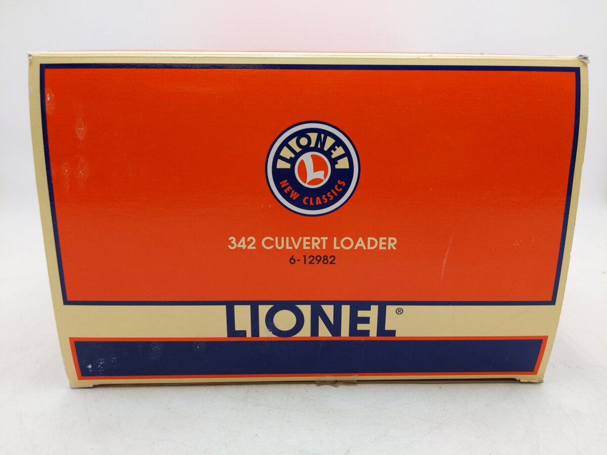 Lionel 6-12982 Operating Culvert Loader #342 VG/Box