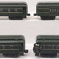 Williams 2508 O Gauge Santa Fe Madison 4-Car Passenger Car Set EX/Box