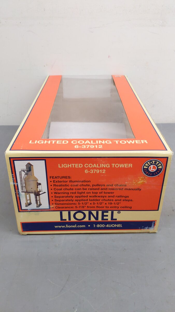 Lionel 6-37912 O Lighted Coaling Tower EX/Box