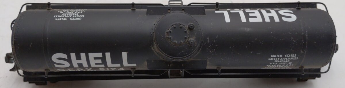 Lionel 6-51300 O Gauge Shell Semi-Scale Single Dome Tank Car #8124 EX/Box