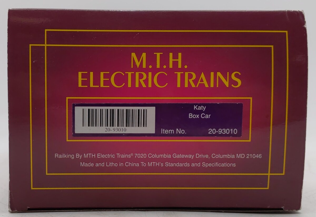 MTH 20-93010 O Gauge Katy MKT Boxcar #97627 EX/Box