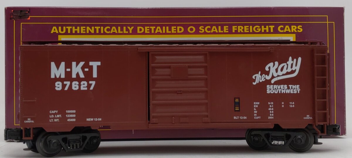MTH 20-93010 O Gauge Katy MKT Boxcar #97627 EX/Box