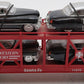 MTH 30-7674 O Gauge UP Southwestern Transport Auto Carrier W/Ertl T-Birds #11071 EX/Box