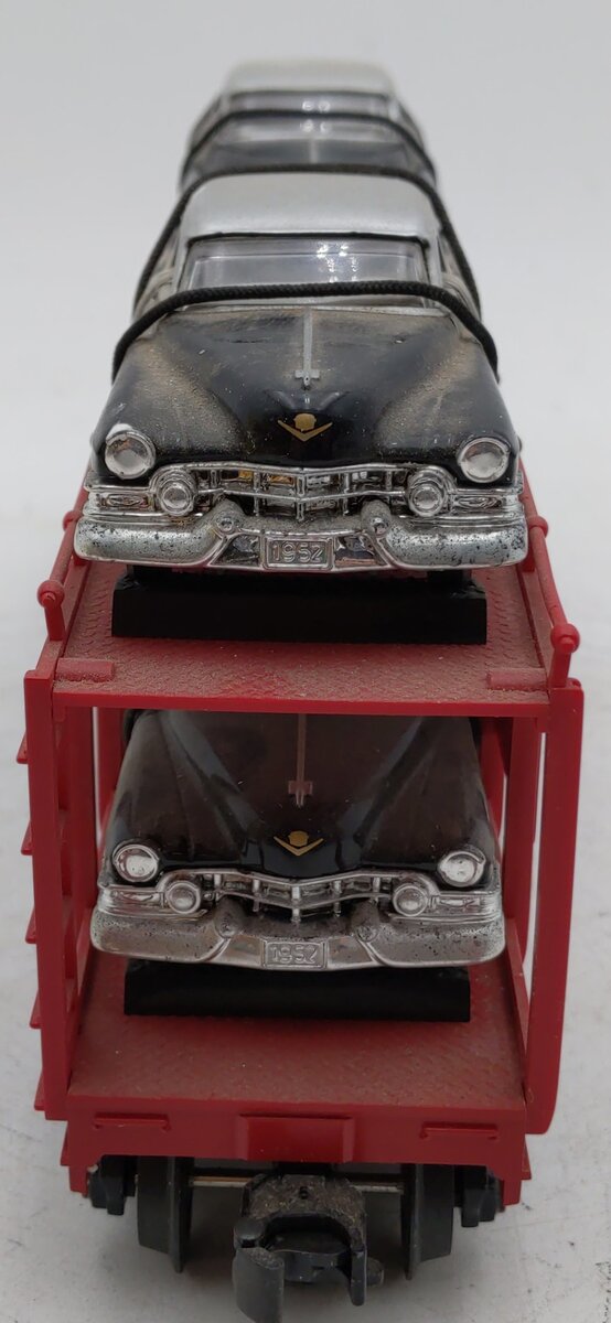 MTH 30-7674 O Gauge UP Southwestern Transport Auto Carrier W/Ertl T-Birds #11071 EX/Box