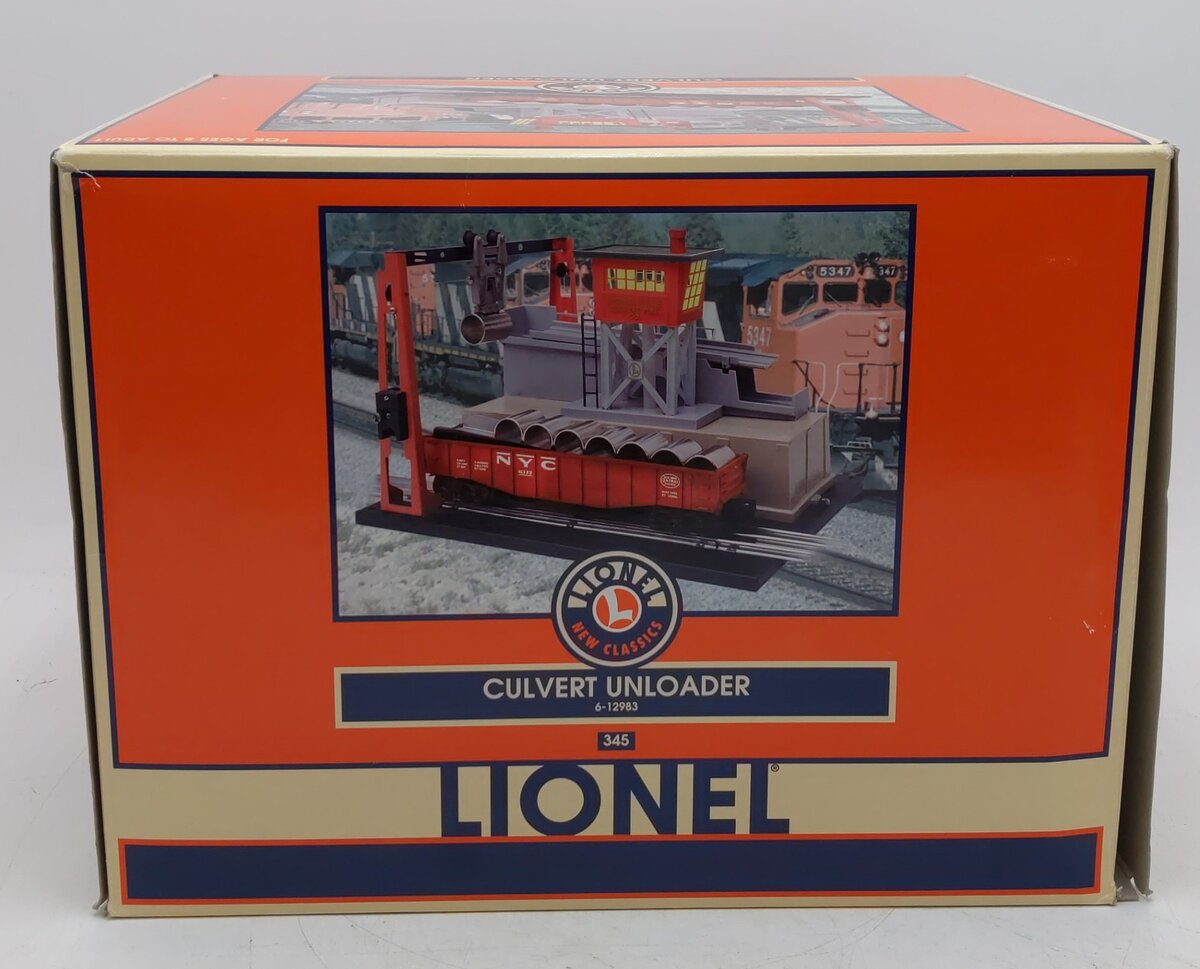 Lionel 6-12983 O Gauge Culvert Unloader - Conventional Version/Box