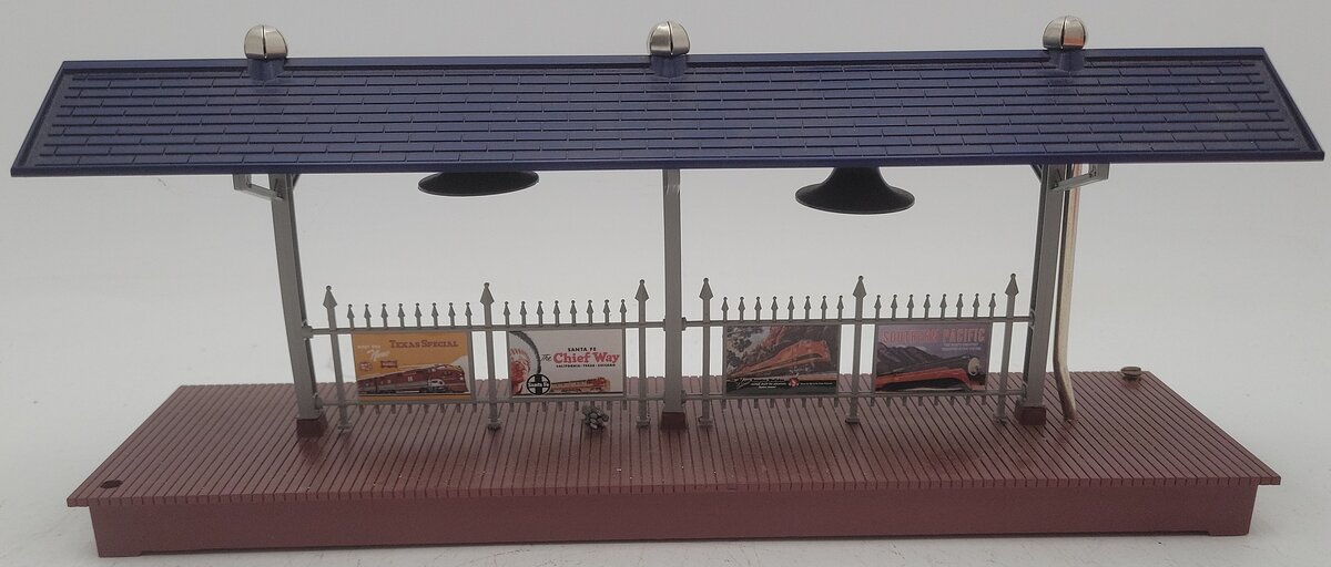 Lionel 6-12943 O Scale Illuminated Station Platform W/Lights Assembled EX/Box