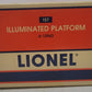 Lionel 6-12943 O Scale Illuminated Station Platform W/Lights Assembled EX/Box