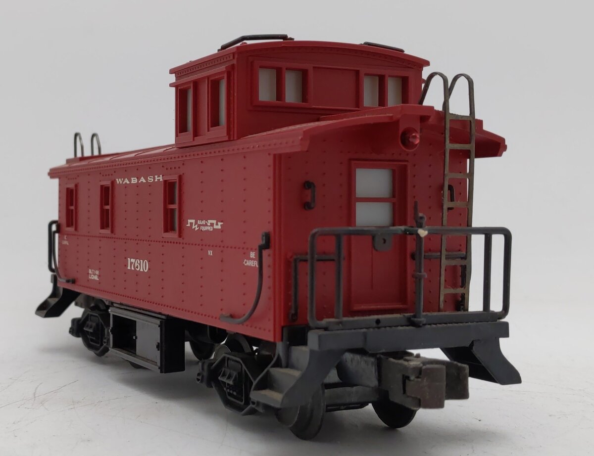Lionel 6-17610 O Gauge Wabash Steelside Smoking Caboose #17610 VG/Box
