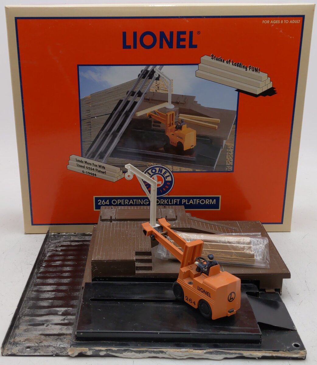 Lionel 6-14000 O Gauge 264 Operating Forklift Platform/Box