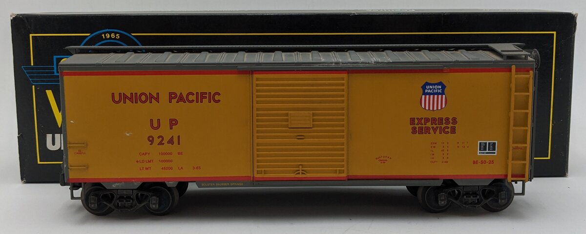 Weaver 9241 O Gauge Union Pacific 40' PS-1 Boxcar VG/Box