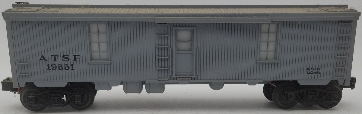 Lionel 6-19651 O Gauge Atchison Topeka & Santa Fe Illuminated Tool Car #19651 EX/Box