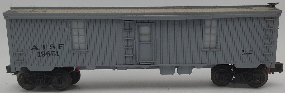 Lionel 6-19651 O Gauge Atchison Topeka & Santa Fe Illuminated Tool Car #19651 EX/Box