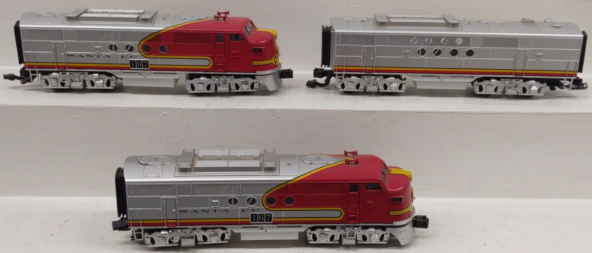 MTH 20-2273-1 Santa Fe FT ABA Diesel Engine Set w/PS2 #167 EX/Box