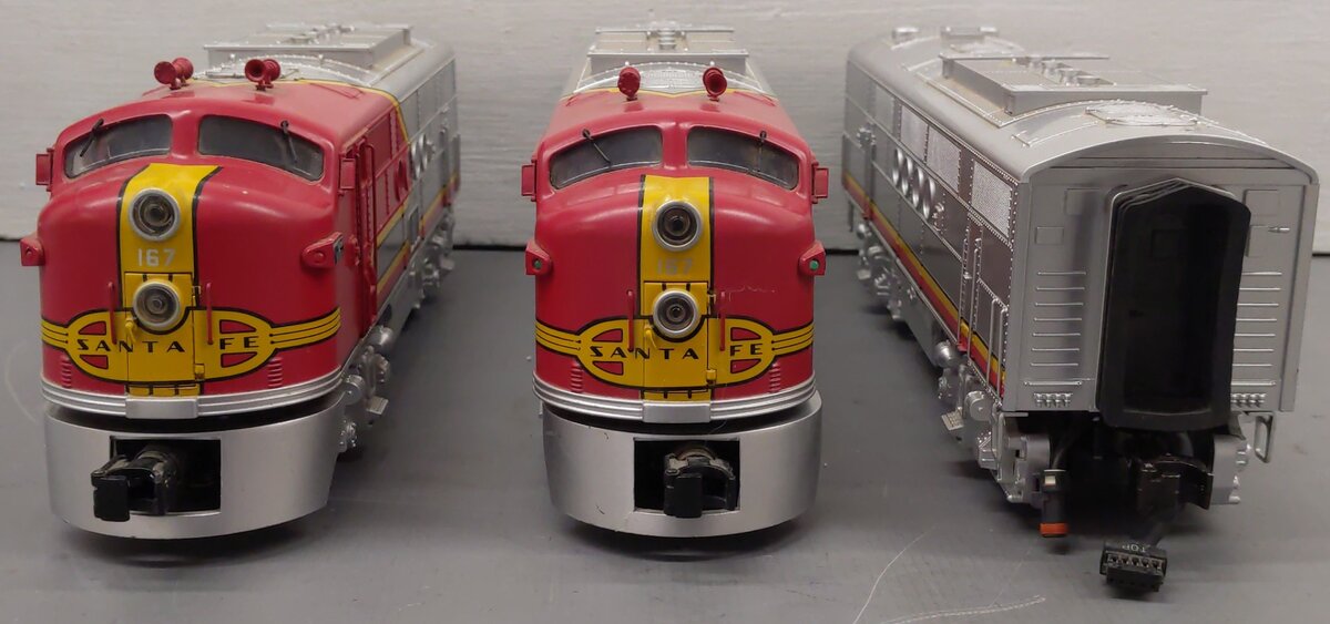 MTH 20-2273-1 Santa Fe FT ABA Diesel Engine Set w/PS2 #167 EX/Box