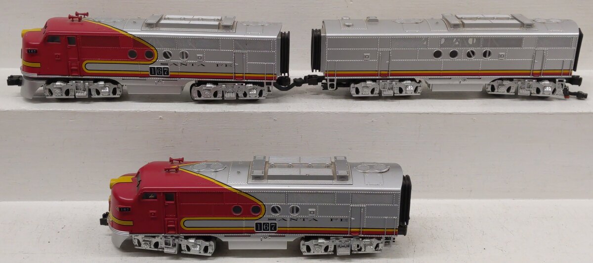 MTH 20-2273-1 Santa Fe FT ABA Diesel Engine Set w/PS2 #167 EX/Box