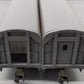 MTH 20-6606 O Gauge Union Pacific 70' Aluminum Slpr/Diner Passenger 2-Car Set EX/Box