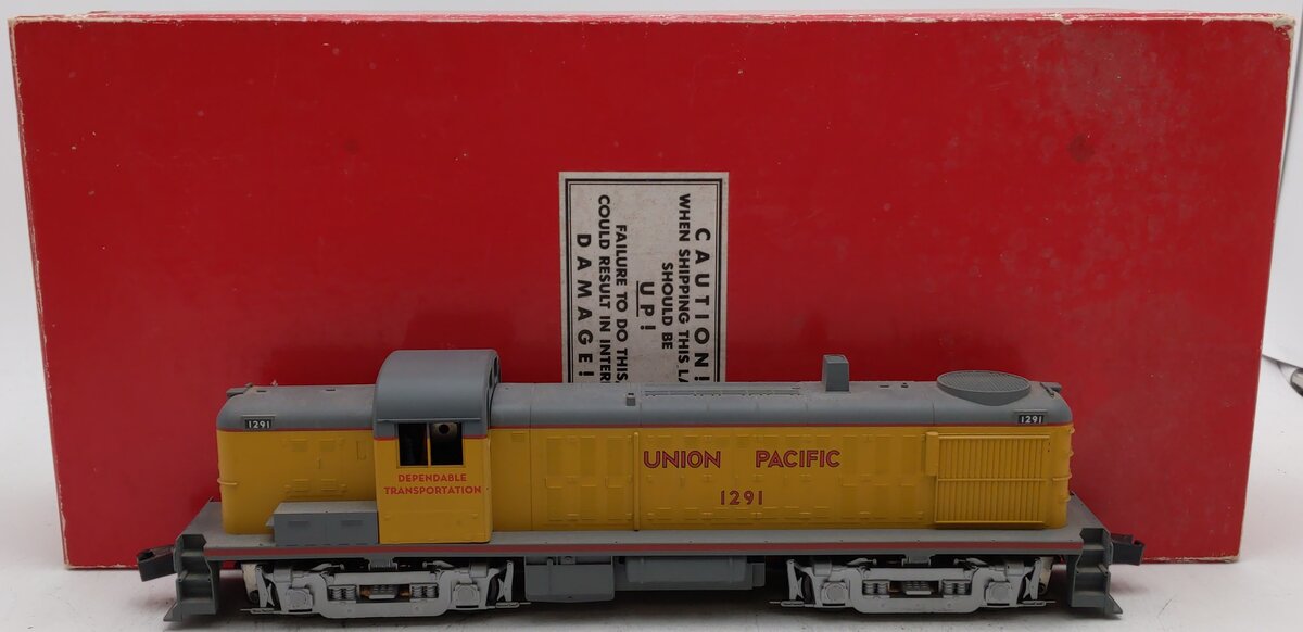 Weaver 5512 O Gauge Union Pacific Alco RS-3 Diesel Locomotive #1291 - 3 Rail EX/Box