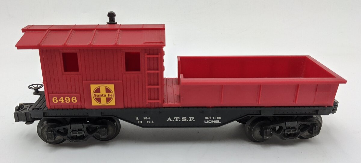 Lionel 6-6496 O Gauge AT&SF Work Caboose EX/Box
