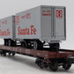 MTH 20-98111 Santa Fe Flatcar with 2 Santa Fe Trailers NIB