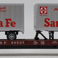 MTH 20-98111 Santa Fe Flatcar with 2 Santa Fe Trailers NIB