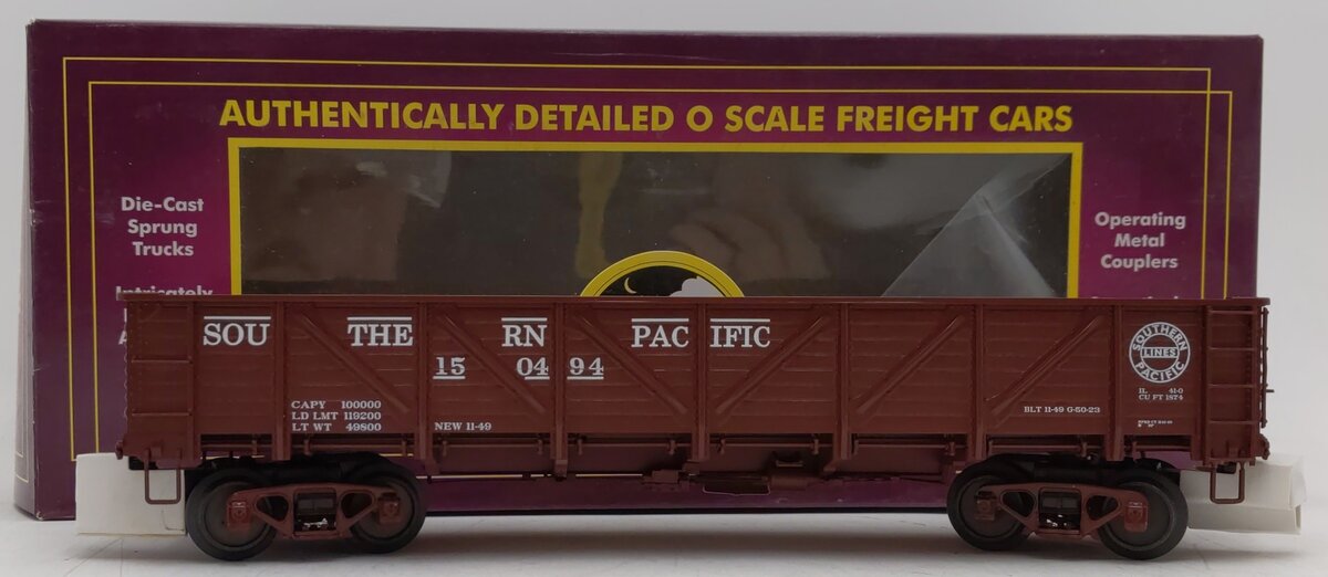 MTH 20-98086 Southern Pacific 50 Ton Composite Drop Bottom Gondola #150494 NIB