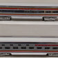 MTH 20-6122 O Gauge AT&SF "El Capitan" Sleeper/Diner Aluminum Passenger Car Set EX/Box