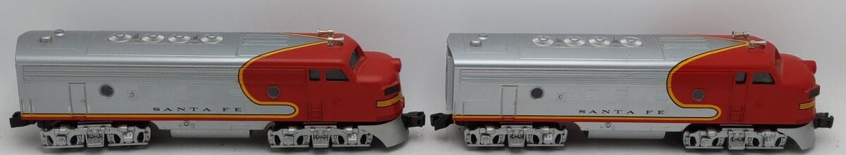 Williams 4309 O Gauge Santa Fe War Bonnet F-7 AA Diesel Locomotive Set EX/Box