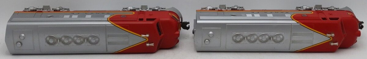 Williams 4309 O Gauge Santa Fe War Bonnet F-7 AA Diesel Locomotive Set EX/Box