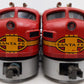 Williams 4309 O Gauge Santa Fe War Bonnet F-7 AA Diesel Locomotive Set EX/Box