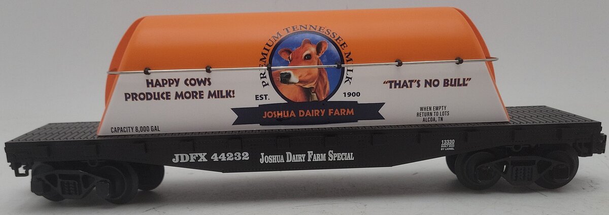 Lionel 2301330 O Gauge JDFX Joshua Dairy Flatcar #44232 LN/Box