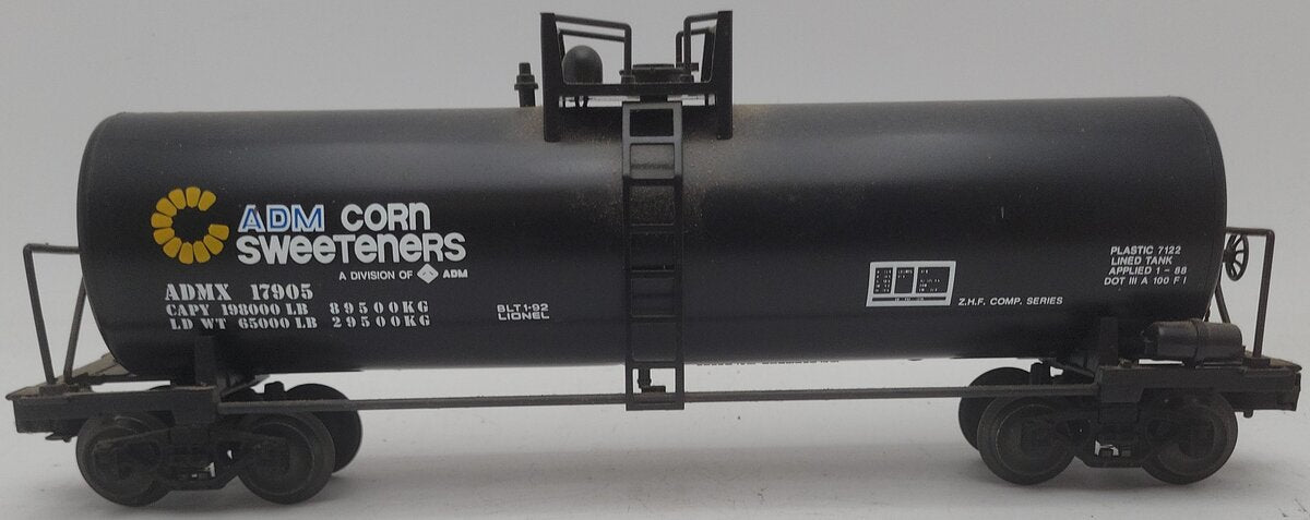 Lionel 6-17905 O Gauge Archer Daniels Midland Unibody Tank Car VG/Box